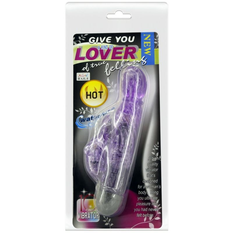 BAILE - GIVE YOU A KIND OF LOVER VIBRATOR WITH LILAC RABBIT 10 MODES - Imagem de 3