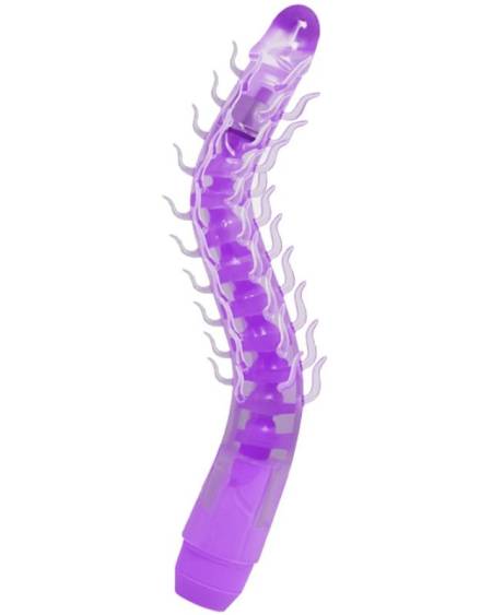 BAILE - FLEXI VIBE SENSUAL SPINE BENDABLE VIBRATING DILDO LILAC 23.5 CM
