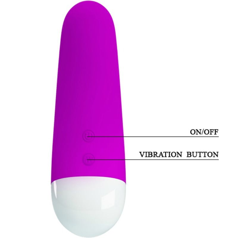 PRETTY LOVE - LUTHER MINI VIBRATOR 30 VIBRATION MODES - Imagem de 4