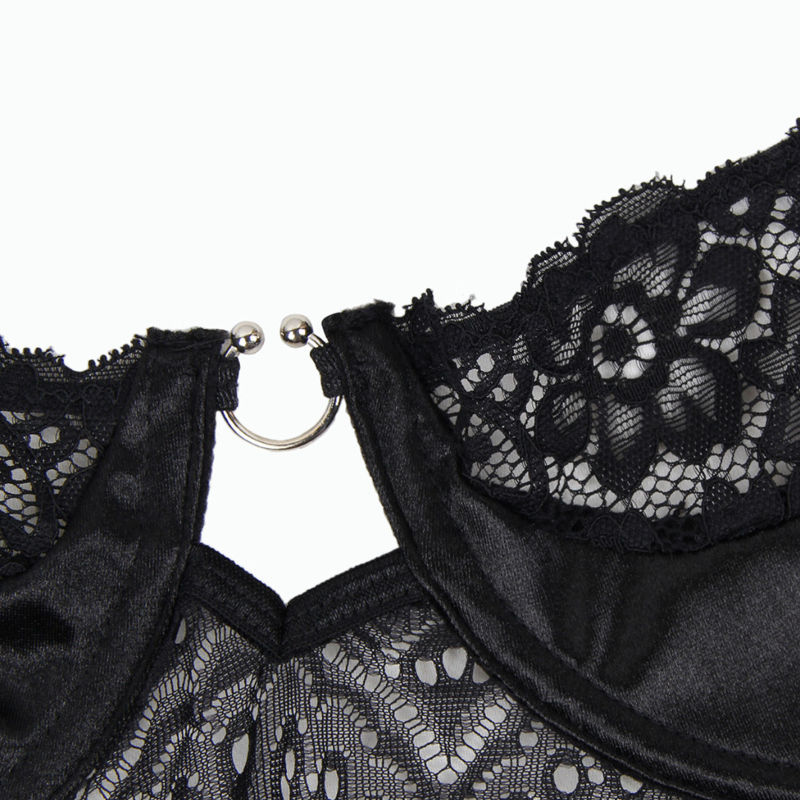 SUBBLIME - CORSET Y CINTURON NEGRO S/M - Imagem de 5