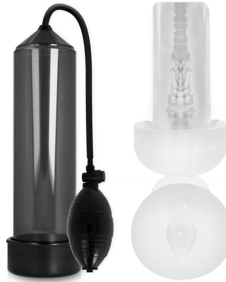PUMP ADDICTED - RX3 BLACK WITH PLEASURE SLEEVE