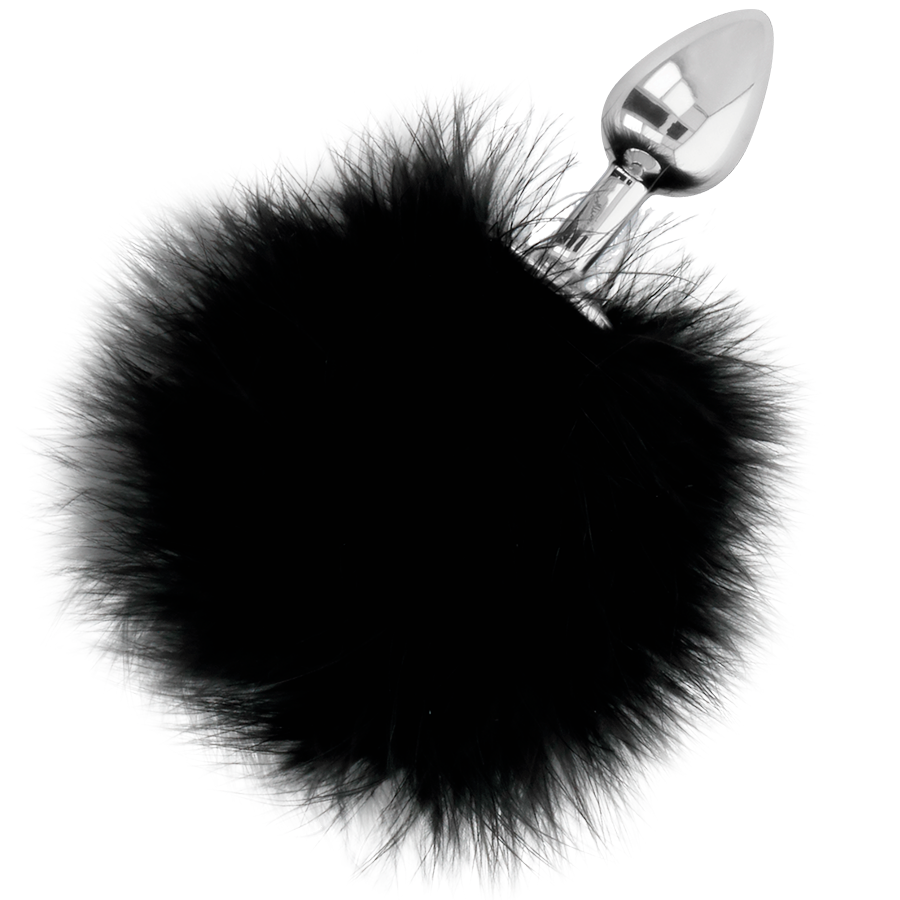 DARKNESS - EXTRA ANAL BUTTPLUG WITH TAIL BLACK 7 CM - Imagem de 2