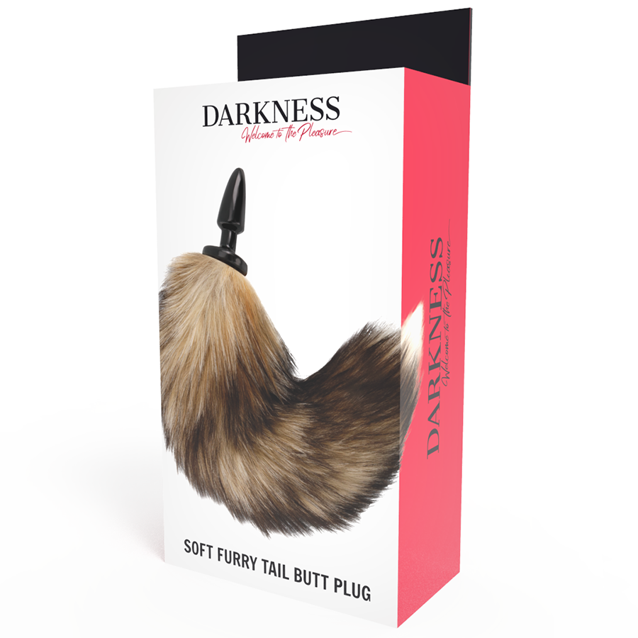 DARKNESS - NATURAL TAIL WITH SILICONE ANAL PLUG 10 CM - Imagem de 4