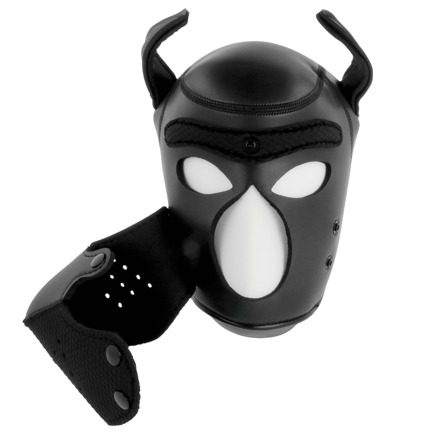 DARKNESS - NEOPRENE DOG MASK WITH REMOVABLE MUZZLE M - Imagem de 3