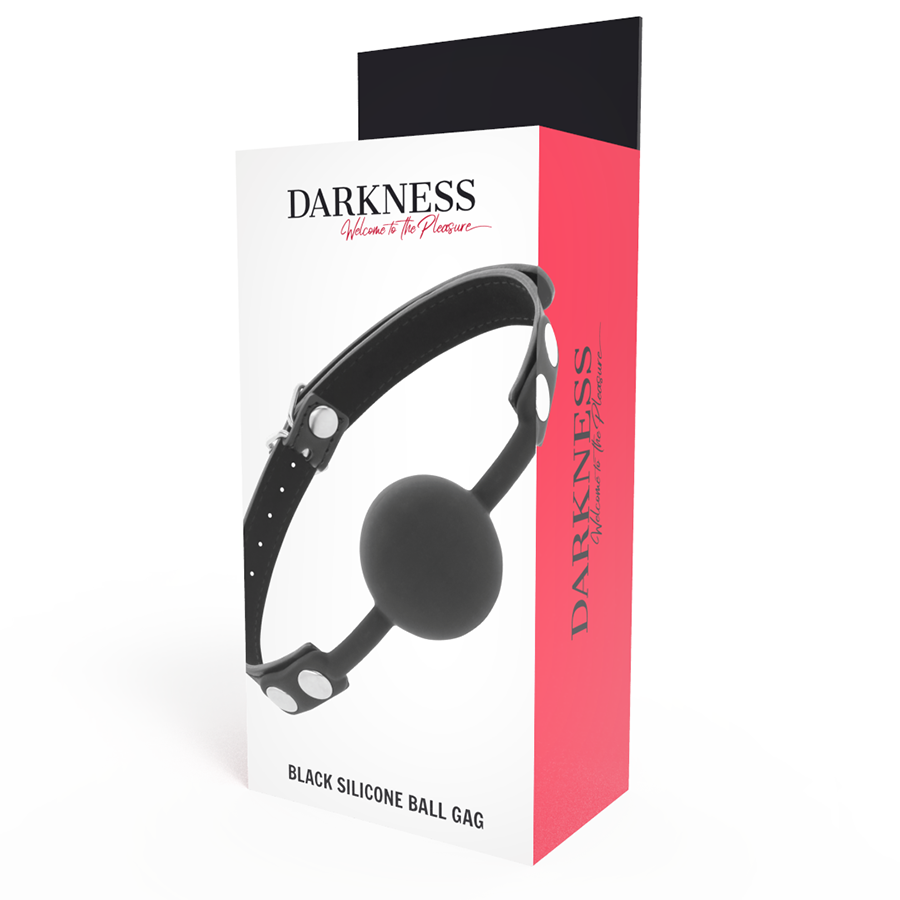 DARKNESS - BLACK SILICONE GAG - Imagem de 4