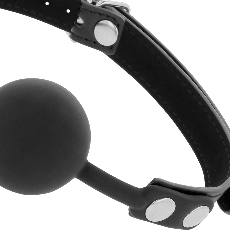DARKNESS - BLACK SILICONE GAG - Imagem de 3