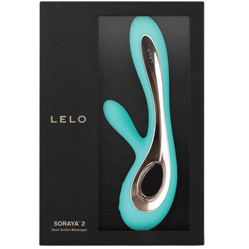 LELO - SORAYA 2 RABBIT AQUA GREEN VIBRATOR - Imagem de 3