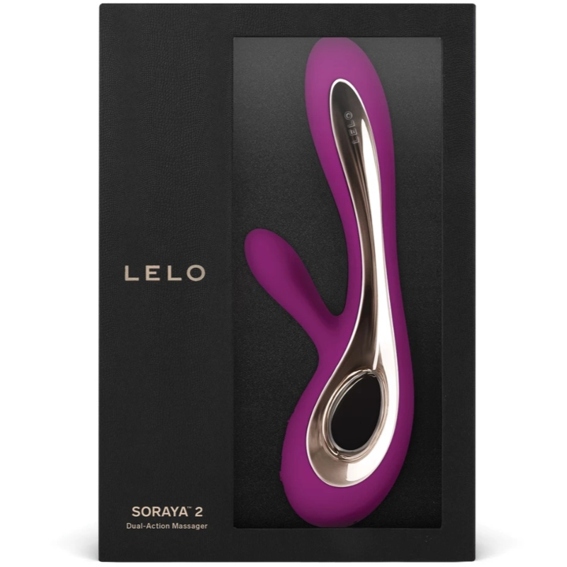 LELO - SORAYA 2 RABBIT PURPLE VIBRATOR - Imagem de 3