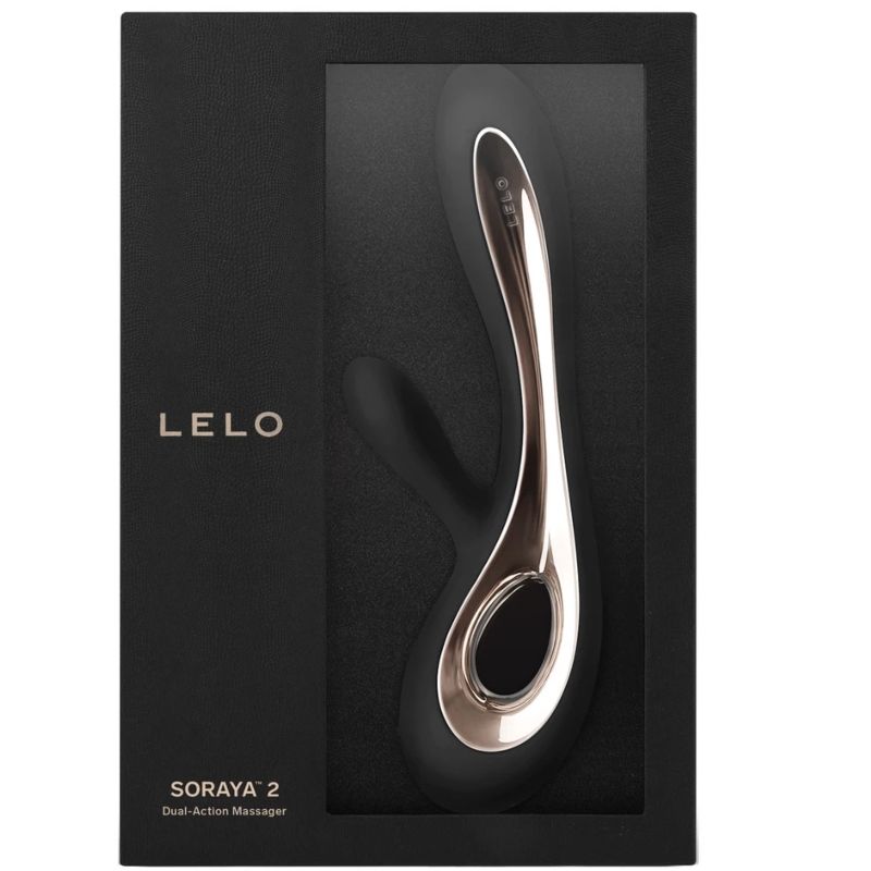 LELO - SORAYA 2 BLACK RABBIT VIBRATOR - Imagem de 3