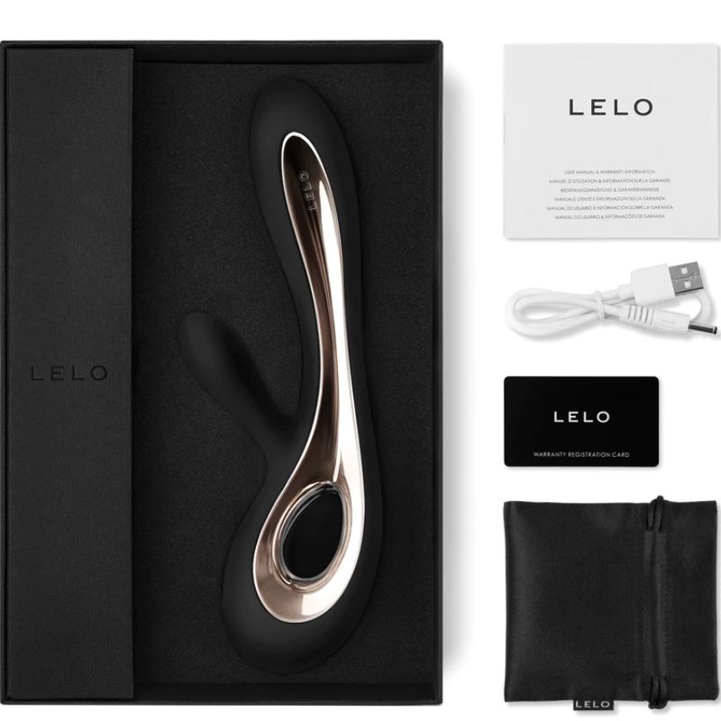LELO - SORAYA 2 BLACK RABBIT VIBRATOR - Imagem de 2