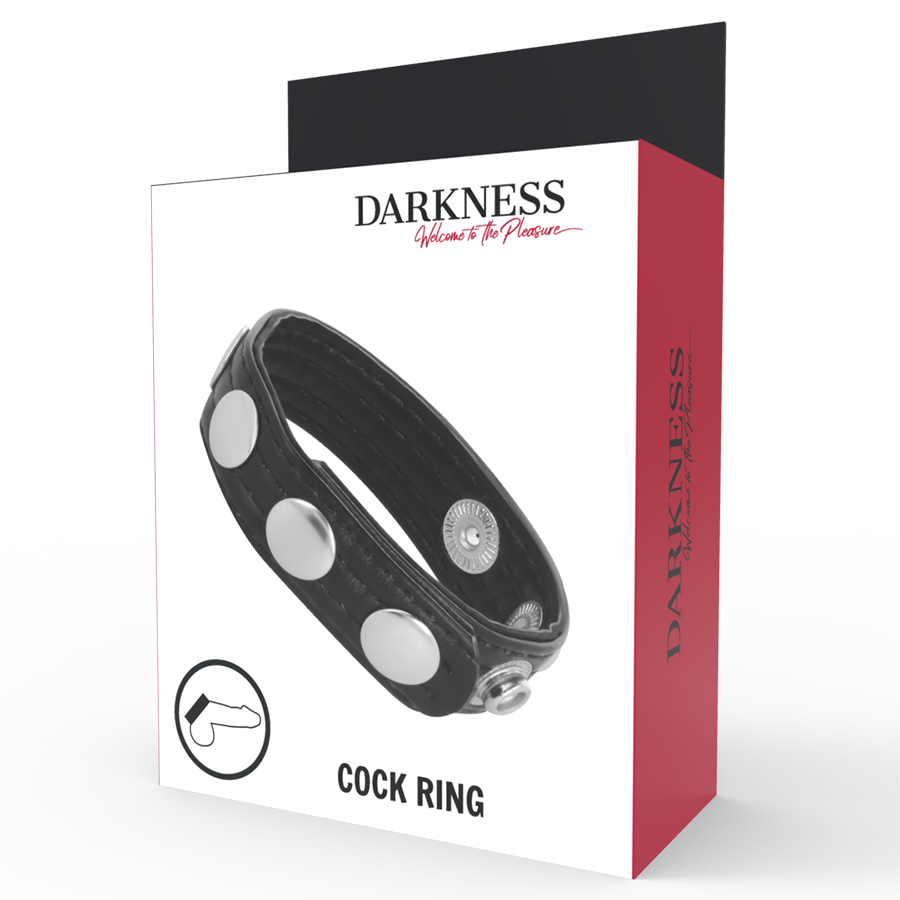 DARKNESS - LEATHER ERECTION RING - Imagem de 4
