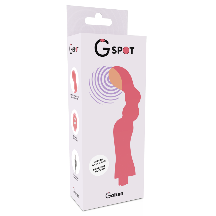 G-SPOT - GOHAH VIBRATOR LIGHT RED - Imagem de 5