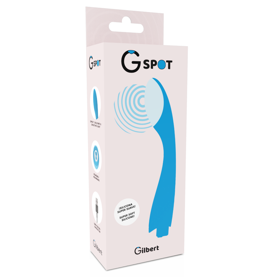 G-SPOT - GYLBERT TURQUOISE BLUE G-SPOT VIBRATOR - Imagem de 5