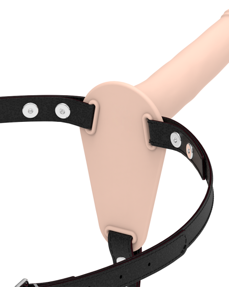 FETISH SUBMISSIVE HARNESS - FLESH SILICONE 15 CM