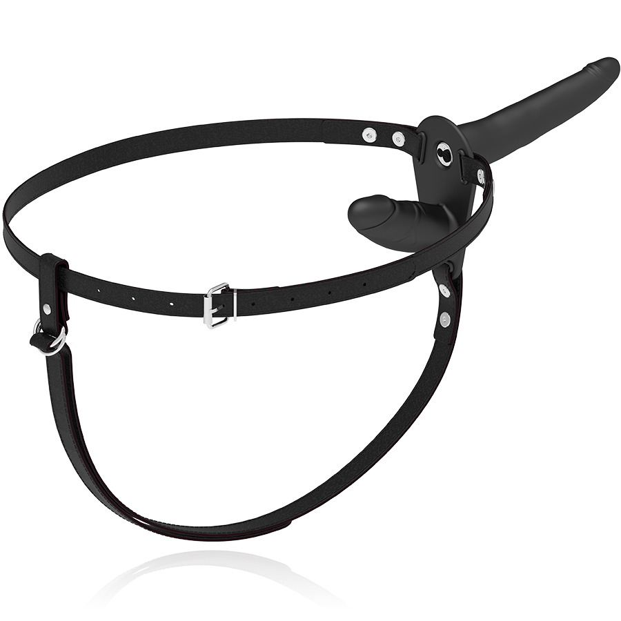 FETISH SUBMISSIVE HARNESS - DOUBLE PENETRATION BLACK VIBRATOR - Imagem de 5