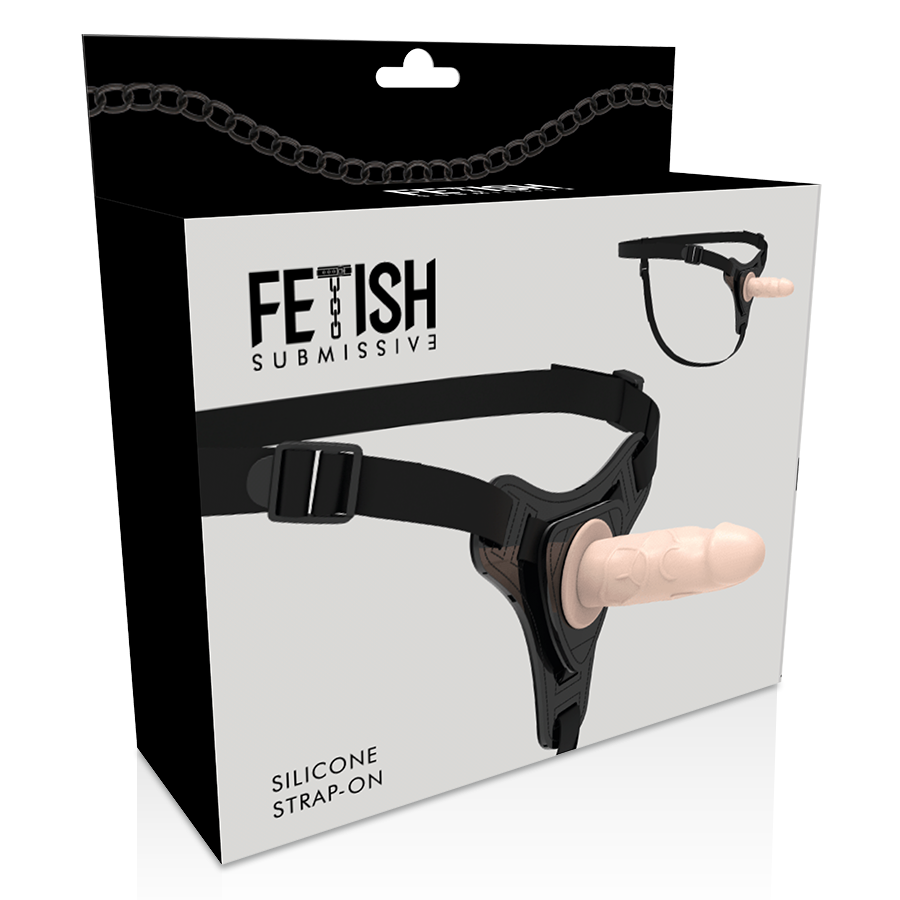 FETISH SUBMISSIVE HARNESS - FLESH REALISTIC SILICONE 12.5 CM - Imagem de 4