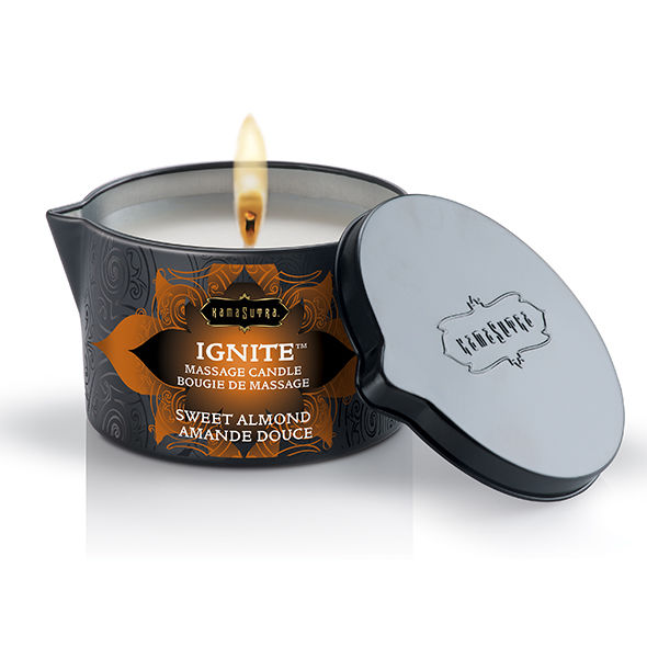 KAMASUTRA - MEDITERRANEAN ALMOND MASSAGE CANDLE 170GR - Imagem de 2
