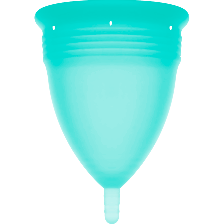 STERCUP - FDA SILICONE MENSTRUAL CUP AQUAMARINE - SIZE L - Imagem de 3