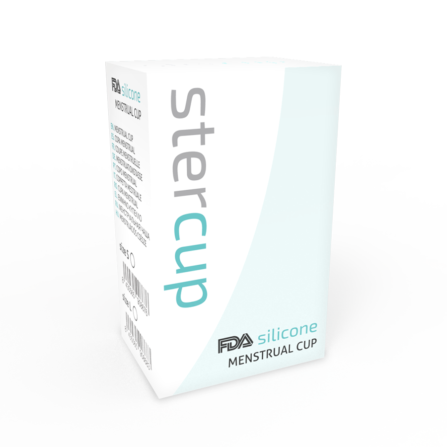 STERCUP - FDA SILICONE MENSTRUAL CUP PINK - SIZE S - Imagem de 4