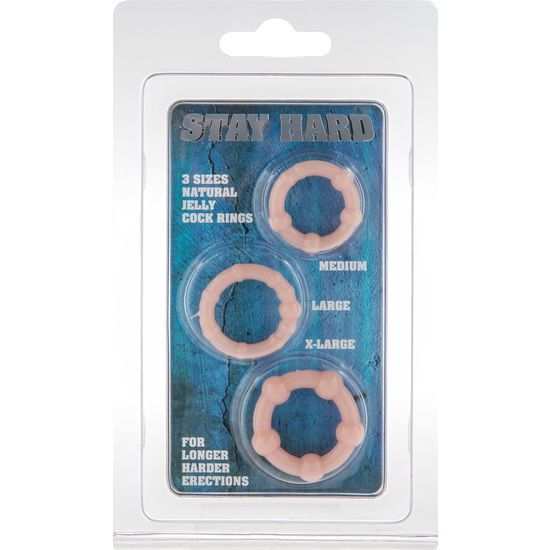 SEVEN CREATIONS - SET OF THREE SKIN PENIS RINGS - Imagem de 2