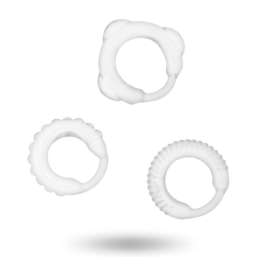 ADDICTED TOYS - C-RING SET CLEAR - Imagem de 2