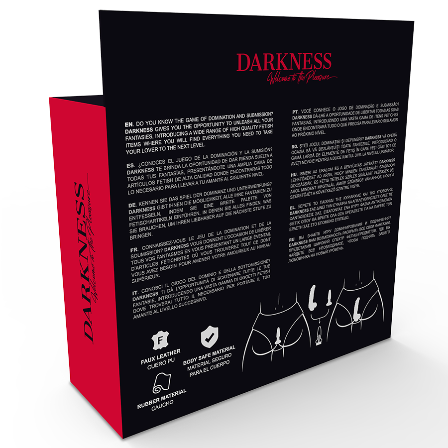 DARKNESS - PANTIES WITH PLUG AND INTERCHANGEABLE DILDO - Imagem de 5
