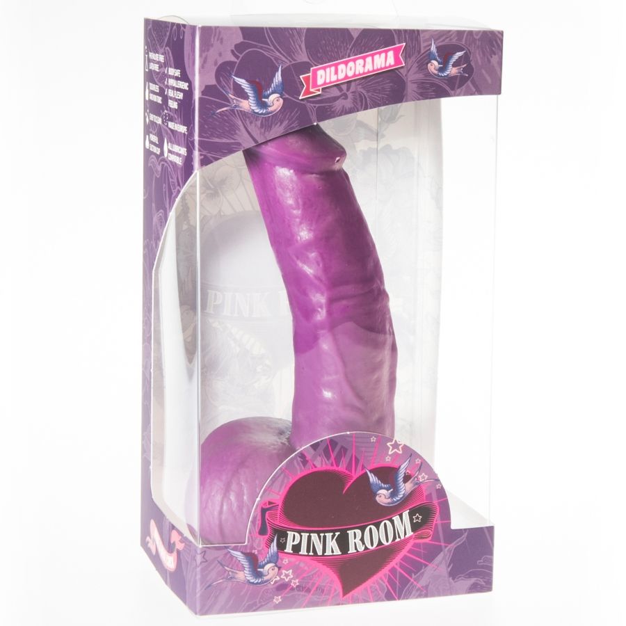 PINK ROOM - CONNOR REALISTIC DILDO PURPLE 16 CM - Imagem de 2