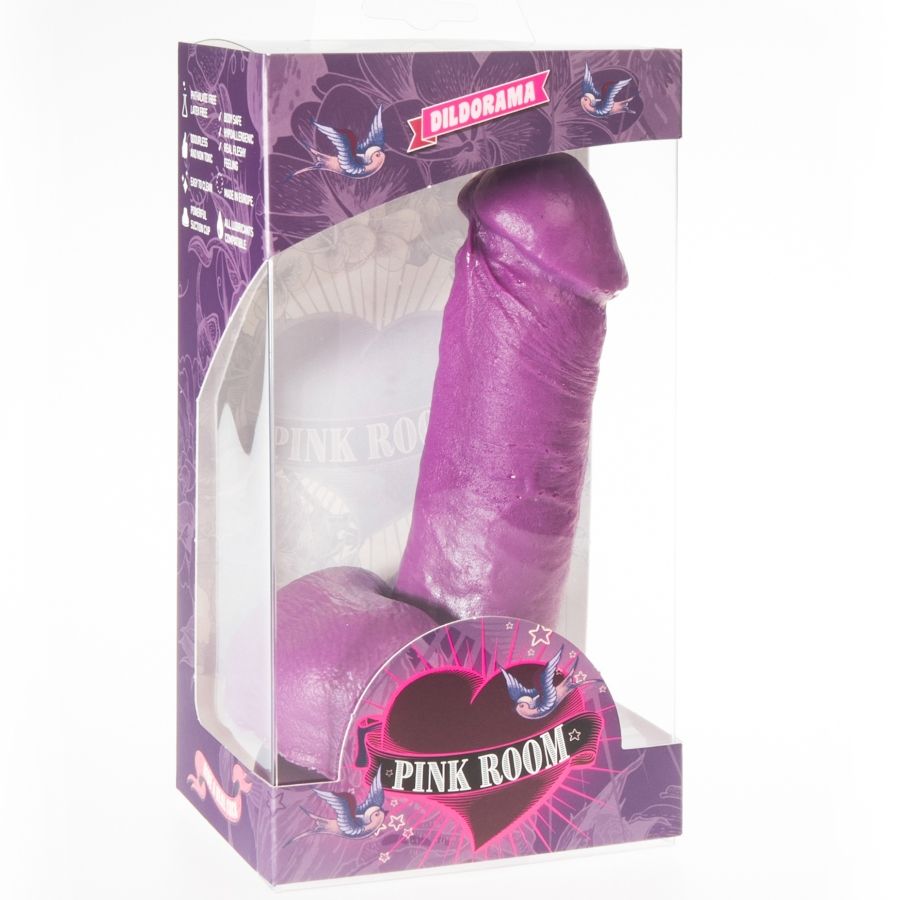 PINK ROOM - NAO REALISTIC DILDO PURPLE 16 CM - Imagem de 2