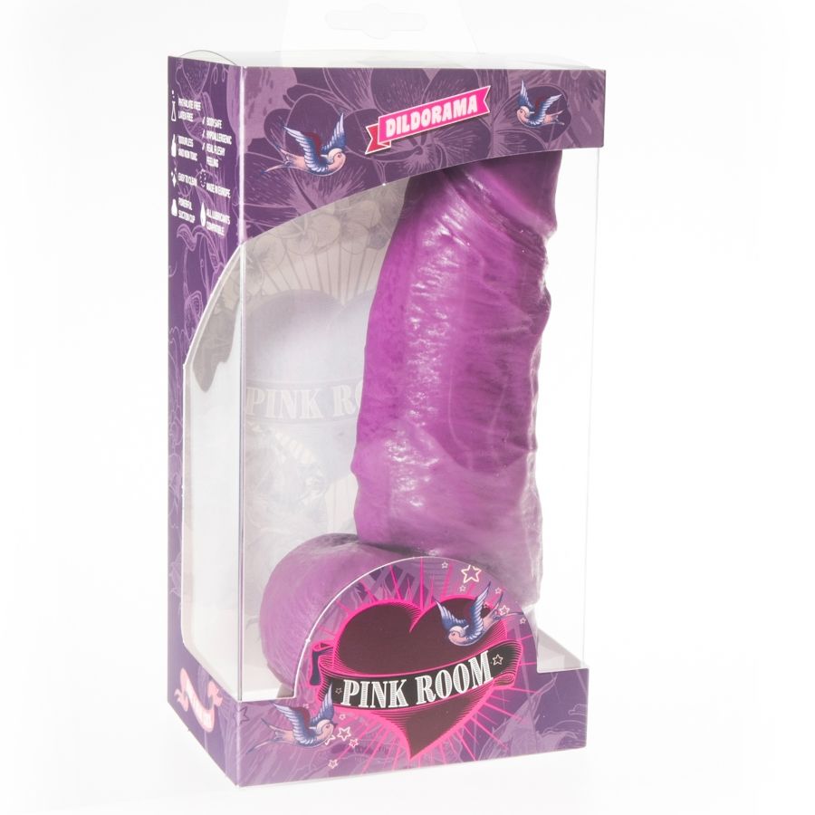 PINK ROOM - DAYAN REALISTIC DILDO PURPLE 17 CM - Imagem de 2