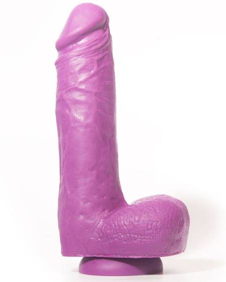 PINK ROOM - ANTON REALISTIC DILDO PURPLE 21.5 CM