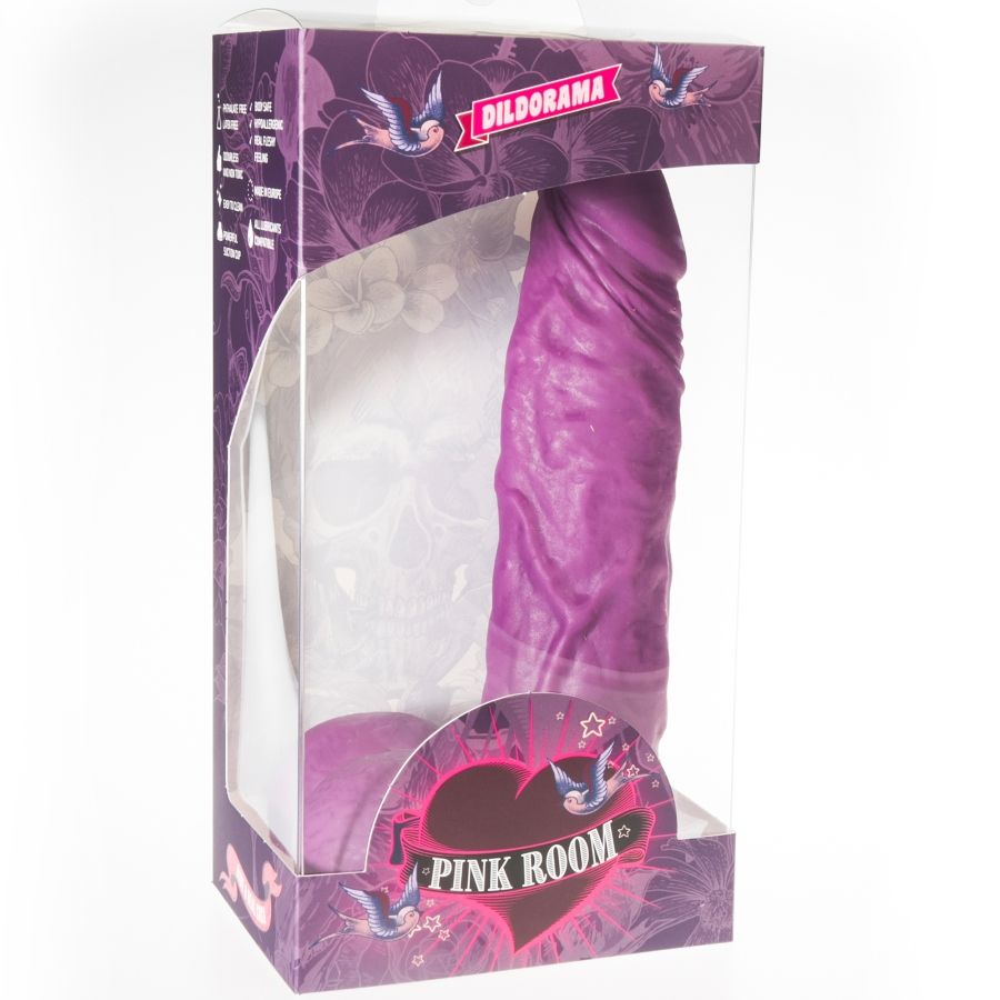 PINK ROOM - CHEMS REALISTIC DILDO PURPLE 20 CM - Imagem de 2