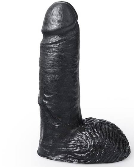 HUNG SYSTEM - REALISTIC DILDO BLACK COLOR CESAR 19 CM