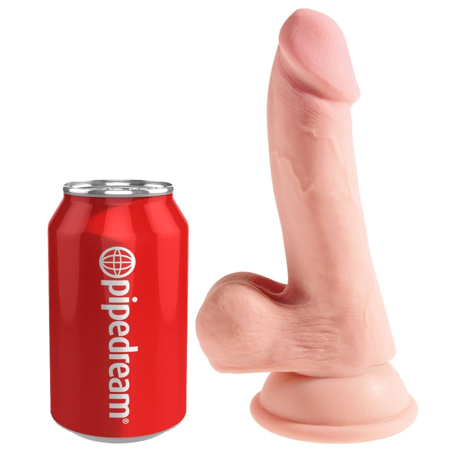 KING COCK - TRIPLE DENSITY DILDO 14 CM - Imagem de 2