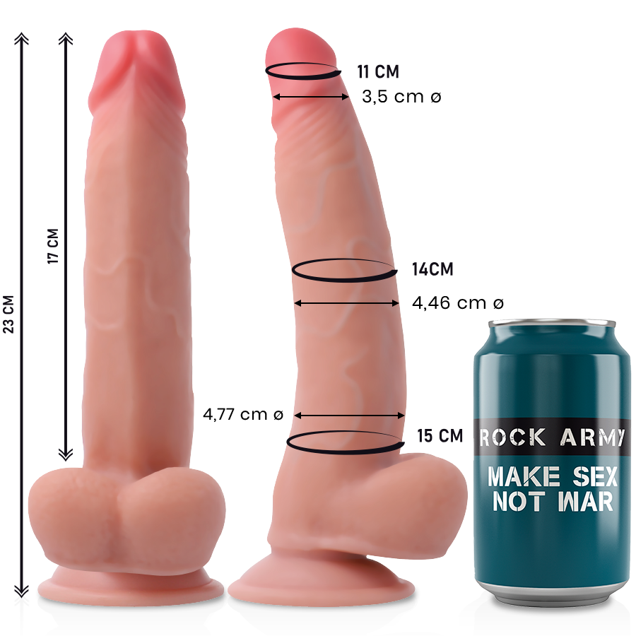 ROCKARMY - DUAL DENSITY LEOPARD 23 CM -O- 4.77 CM - Imagem de 3