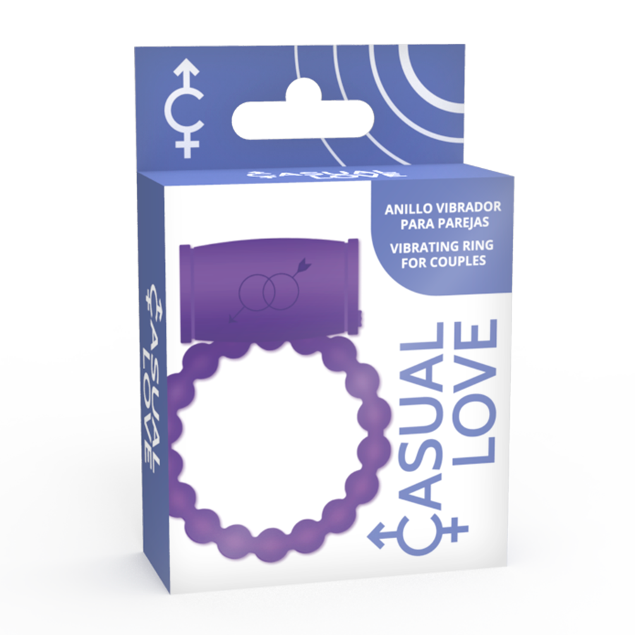 CASUAL LOVE - 25 COUPLE VIBRATOR RING VIOLET - Imagem de 4