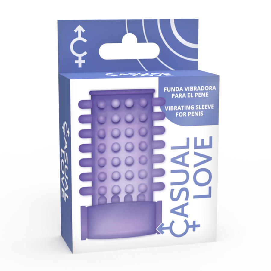 CASUAL LOVE - RING VIBRATING SLEEVE PURPLE - Imagem de 5