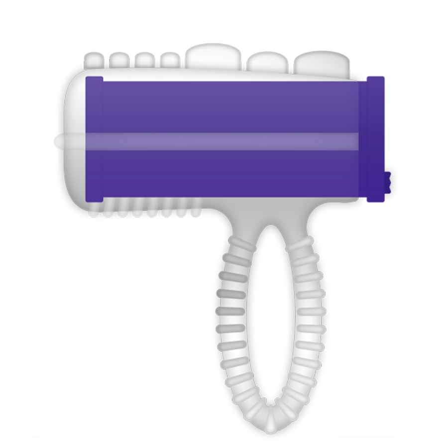 CASUAL LOVE - RING TONGUE VIBRATING PURPLE - Imagem de 2