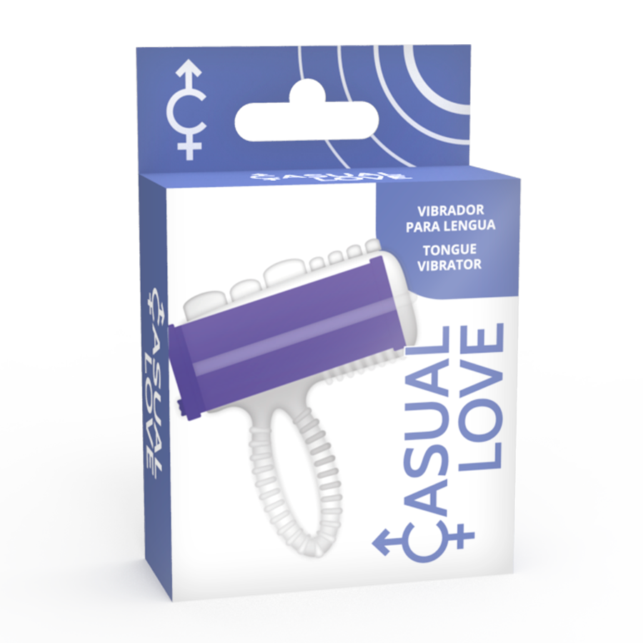 CASUAL LOVE - RING TONGUE VIBRATING PURPLE - Imagem de 3