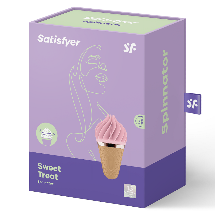 SATISFYER - SWEET TREAT SPINNATOR NEGRO - Imagem de 3