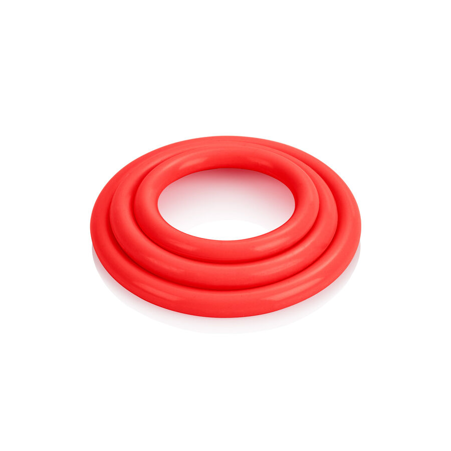 CALEXOTICS - TRI-RINGS SET RED - Imagem de 3
