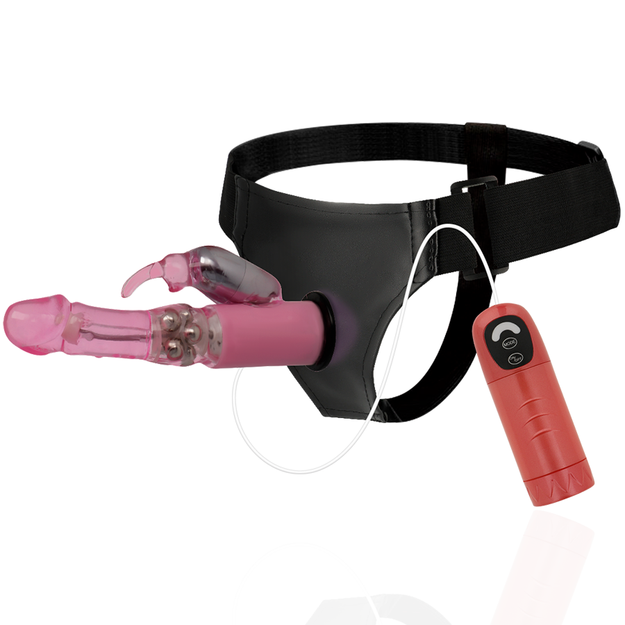 HARNESS ATTRACTION - RNES DANIEL WITH VIBRATION AND ROTATION 18 CM -O- 3.5 CM - Imagem de 3