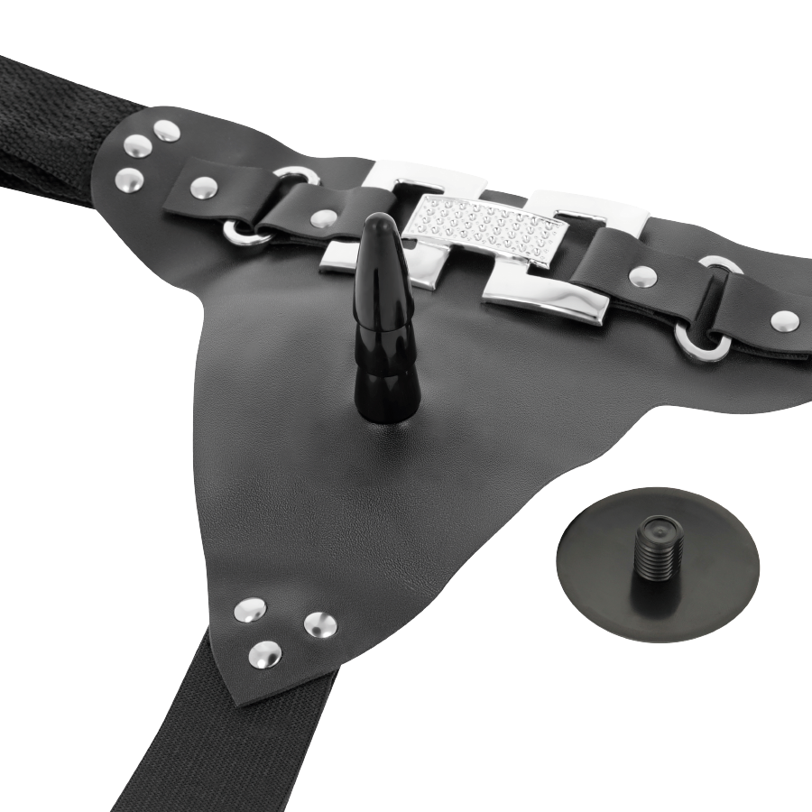 HARNESS ATTRACTION - DELUXE HARNESS WITH REALISTIC VIBRATION 18 CM -O- 4.5 CM - Imagem de 5