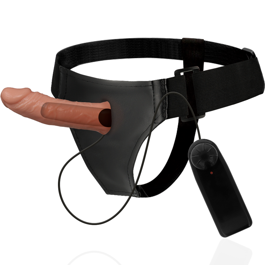 HARNESS ATTRACTION - RNES HOLLOW BENNY WITH VIBRATOR 15 CM -O- 4.5 CM - Imagem de 3