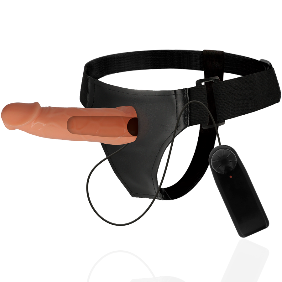 HARNESS ATTRACTION - WILLIAN HOLLOW RNES WITH VIBRATOR 17 CM -O- 4.5 CM - Imagem de 3