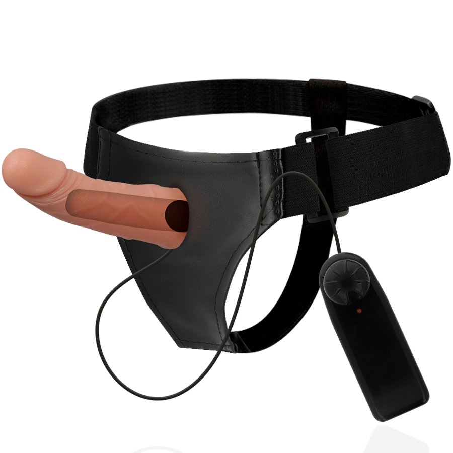 HARNESS ATTRACTION - RNES HOLLOW FRAMES WITH VIBRATOR 15 CM -O- 5 CM - Imagem de 3