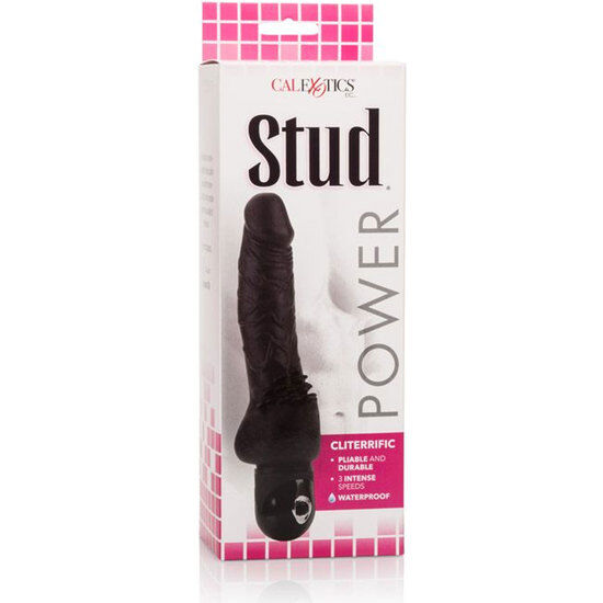 CALEXOTICS - POWER STUD CLITERRIFIC BLACK VIBRATOR - Imagem de 2