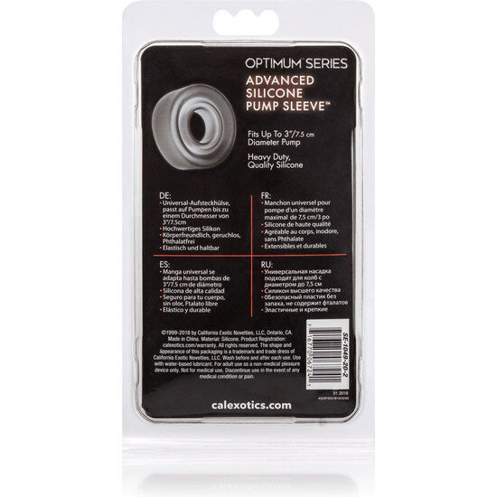 CALEXOTICS - ADV SILICONE PUMP SLEEVE BLACK - Imagem de 3