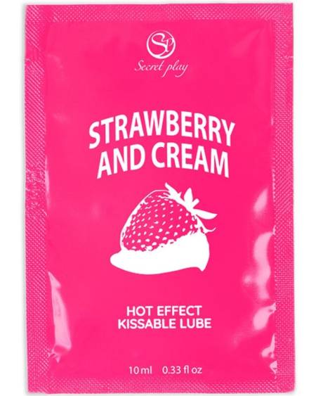 SECRETPLAY - SINGLE DOSE LUBRICANT STRAWBERRIES  CREAM 10 ML