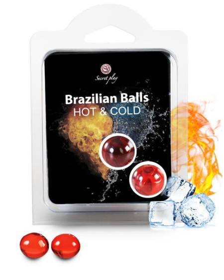 SECRETPLAY - BRAZILIAN BALLS HEAT  COLD EFFECT 2 UNITS