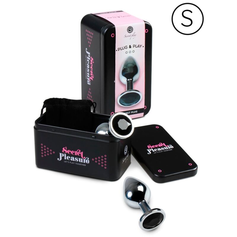 SECRETPLAY - ANAL PLUG BLACK S - Imagem de 2